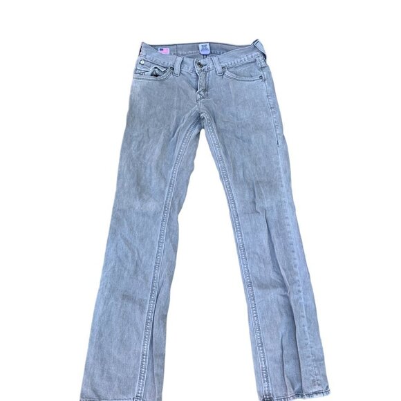 VINTAGE True Religion Jeans Size 30 RICKY QT Gray - Picture 7 of 7